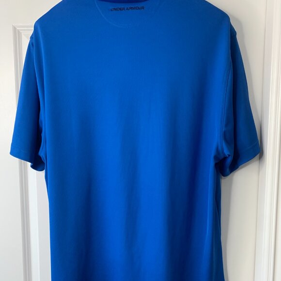 Under Armour Men’s HeatGear Golf Shirt – Blue – XL - Picture 7 of 14